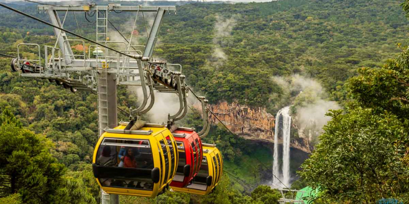 bondinhos aéreos Parques da Serra